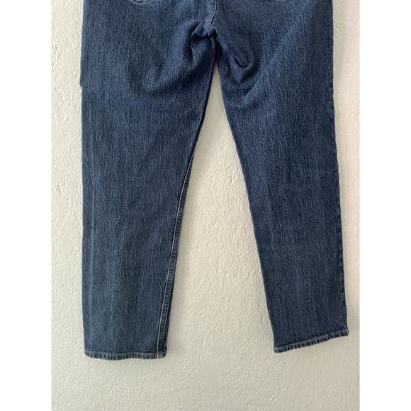 Gap Cheeky Straight High Rise Denim Blue Jeans Button Fly Women's 28RS - Picture 8 of 11